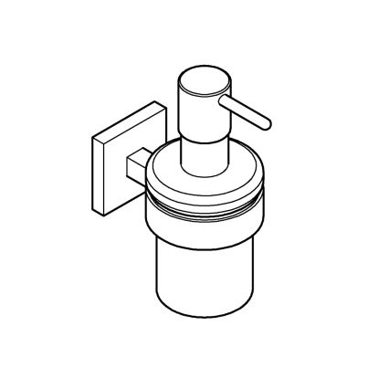 GROHE 410982430 - Flüssigseifenspender START CUBE 158 × 126 × 72 mm schwarz