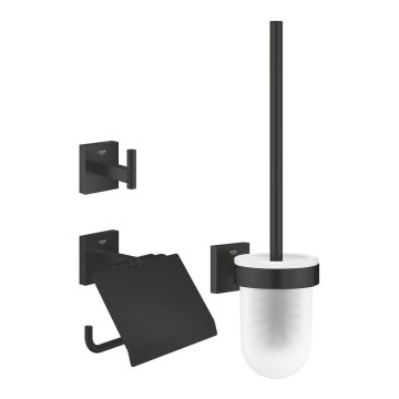 GROHE 411232430 - 3-in-1 WC-Zubehörset ESSENTIALS, glänzender Chrom