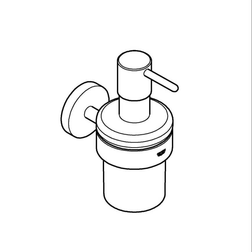 GROHE 411952430 - START Flüssigseifenspender 160 ml, schwarz