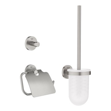 GROHE 41204DC0 - 3-in-1 WC-Zubehörset START, Edelstahl