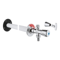 GROHE 41208000 - Außenwandventil EUROTEC DN 15, Hochglanz-Chrom