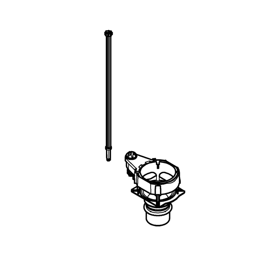 GROHE 42593000 - Ventilsitz für Spülkasten GD 2, weiß