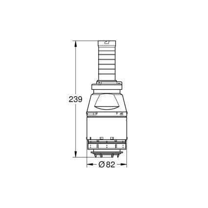 GROHE 42690000 - Servo-Spülventil ohne Ventilsitz ohne Verlängerung