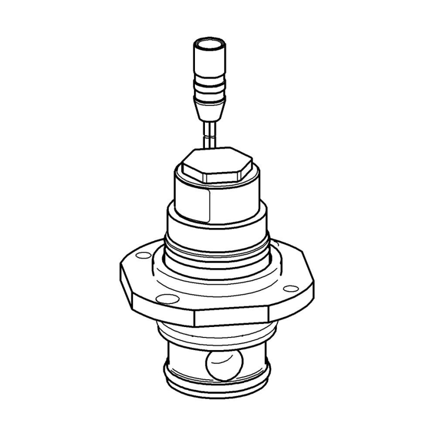 GROHE 42791000 - Magnetventil mit Sieb für 37751, Chrom glänzend