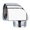 GROHE 45304000 - Duschanschlussbogen DN 15 × DN 15, hochglänzender Chrom