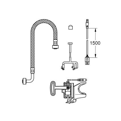 GROHE 46944001 - Installationsset SENSIA ARENA, weiß