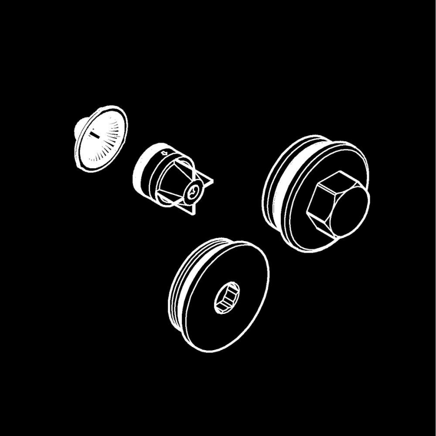 GROHE 47753000 - Rückschlagventil, glänzender Chrom