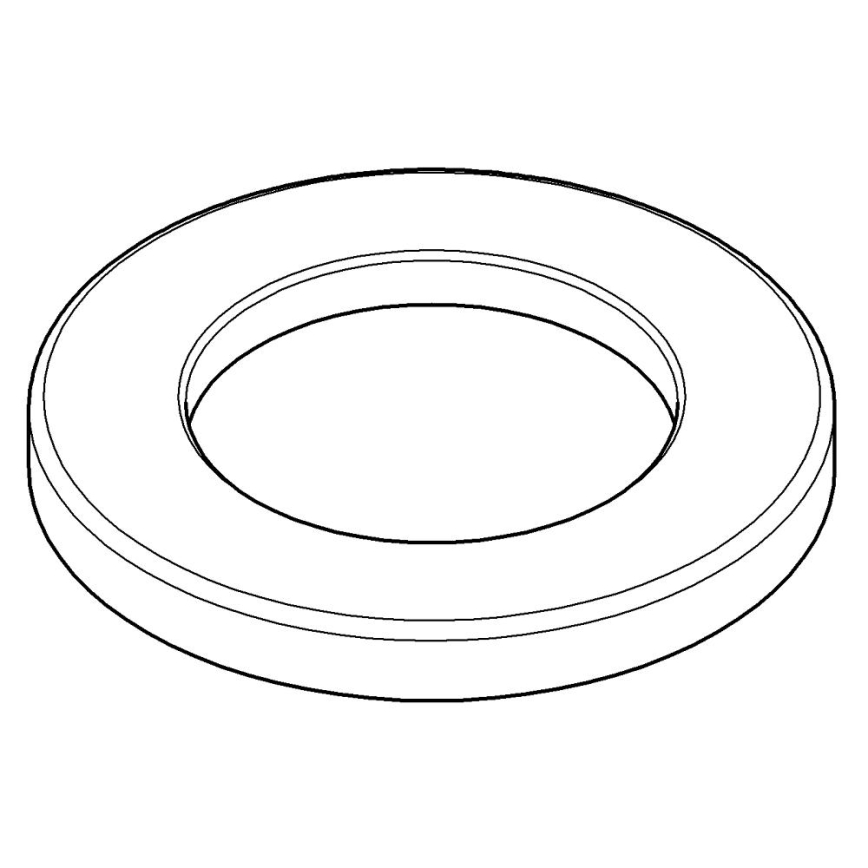GROHE 48165000 - Basisplatte für Einhebel-Waschtisch- und Bidetarmaturen, Chrom