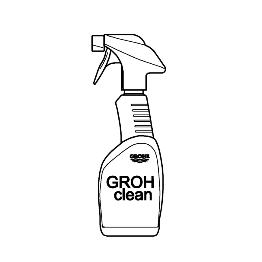 GROHE 48166000 - GROHCLEAN Reinigungsmittel 500 ml