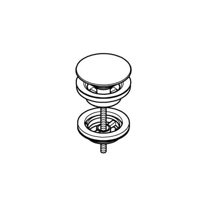 GROHE 65807DA0 - Ablaufgarnitur, goldfarben