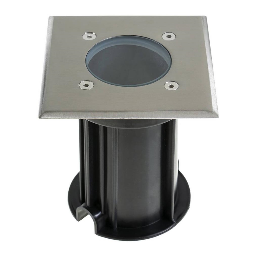 Grundig 07540 - LED Bodeneinbaustrahler 1xGU10/4W/230V IP65 quadrat