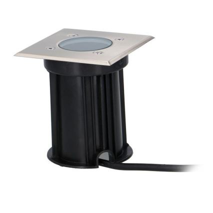 Grundig 07540 - LED Bodeneinbaustrahler 1xGU10/4W/230V IP65 quadrat