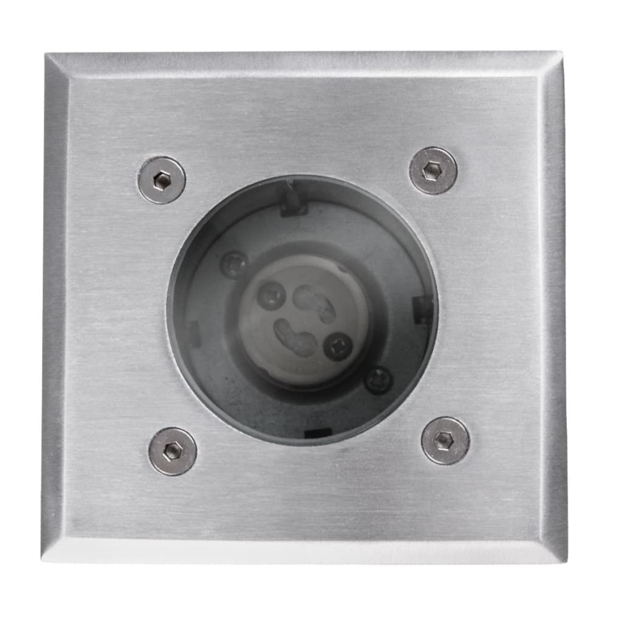 Grundig 07540 - LED Bodeneinbaustrahler 1xGU10/4W/230V IP65 quadrat