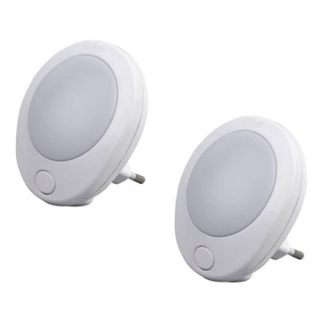 Grundig 121 - SET 2x LED Steckdosen-Nachtlicht 1xLED/230V Grundig 121 - SET 2x LED Steckdosen-Nachtlicht 1xLED/230V