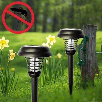 Grundig 12217 - LED Solarlampe und Insektenfalle LED/1xAA