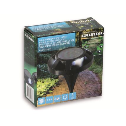 Grundig 12338 - LED Solarleuchte 3xLED/1xAAA 600 mAh
