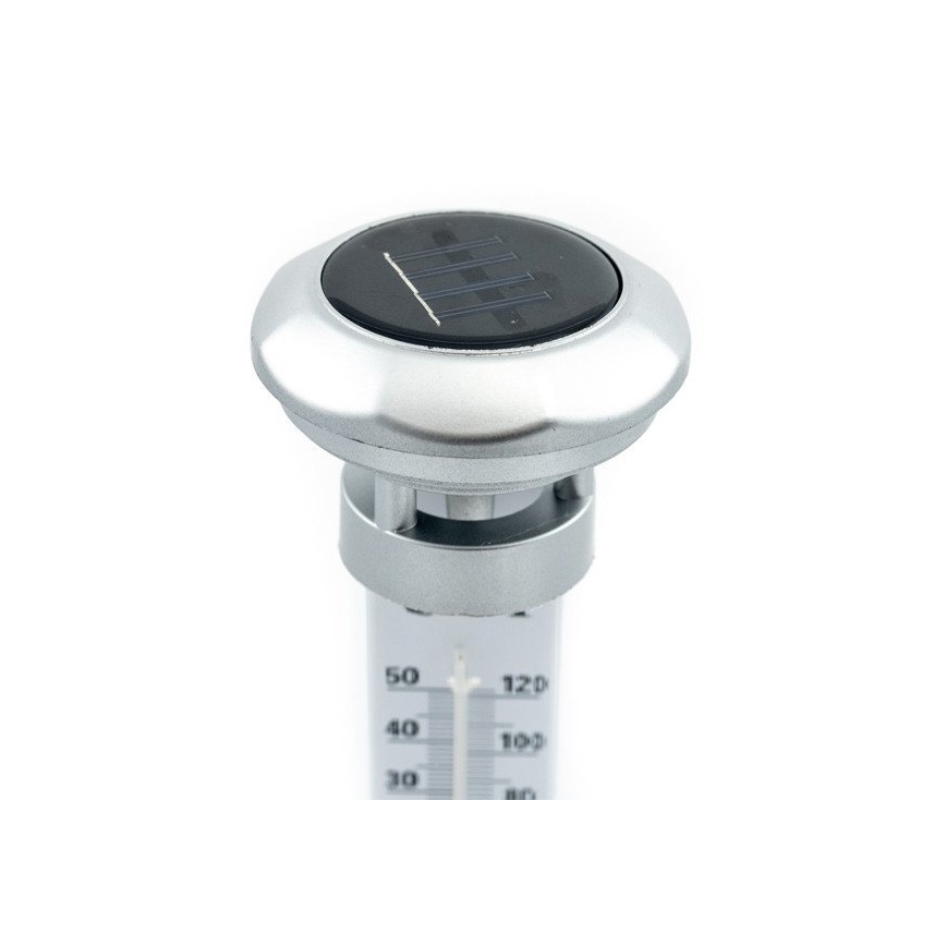Grundig 89640 - LED Solarlampe mit Thermometer 1xLED/1,2V