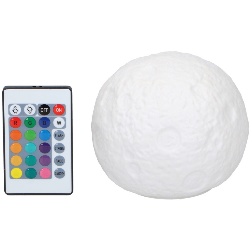 Grundig - LED RGB Dekokugel 1xLED/3xAAA + Fernbedienung