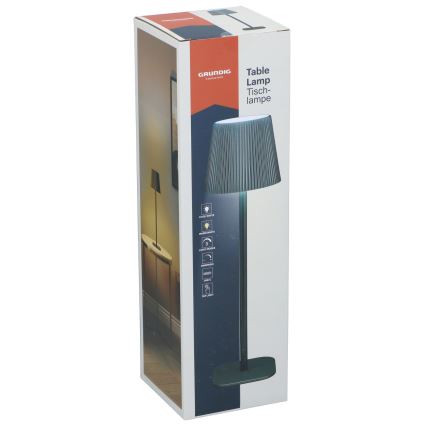 Grundig - dimmbare, touchgesteuerte LED-Tischlampe, 5 V, 1200 mAh