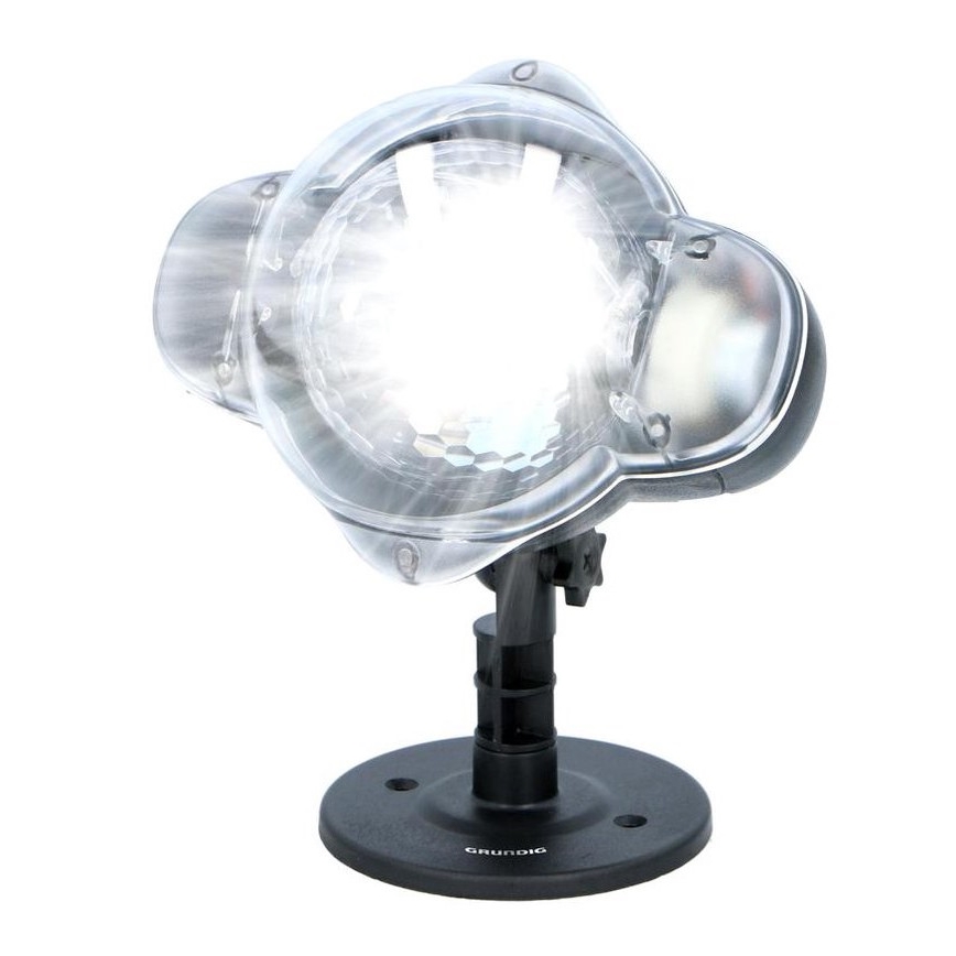 Grundig - LED Außen-Schneeflocken-Projektor LED/5W/230V IP44 + Fernbedienung (RC)