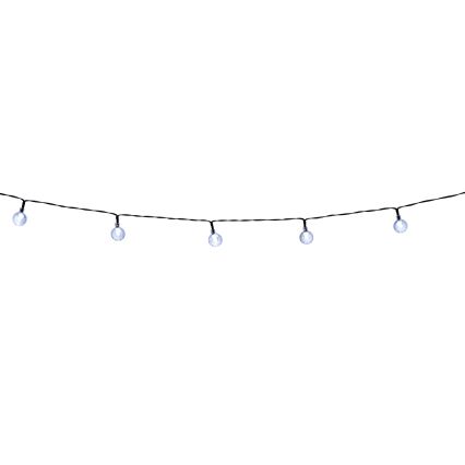 Grundig - LED dimmbare Solar-Lichterkette 50xLED/8 Funktionen 9,35 m warmweiß 1200 mAh + Fernbedienung