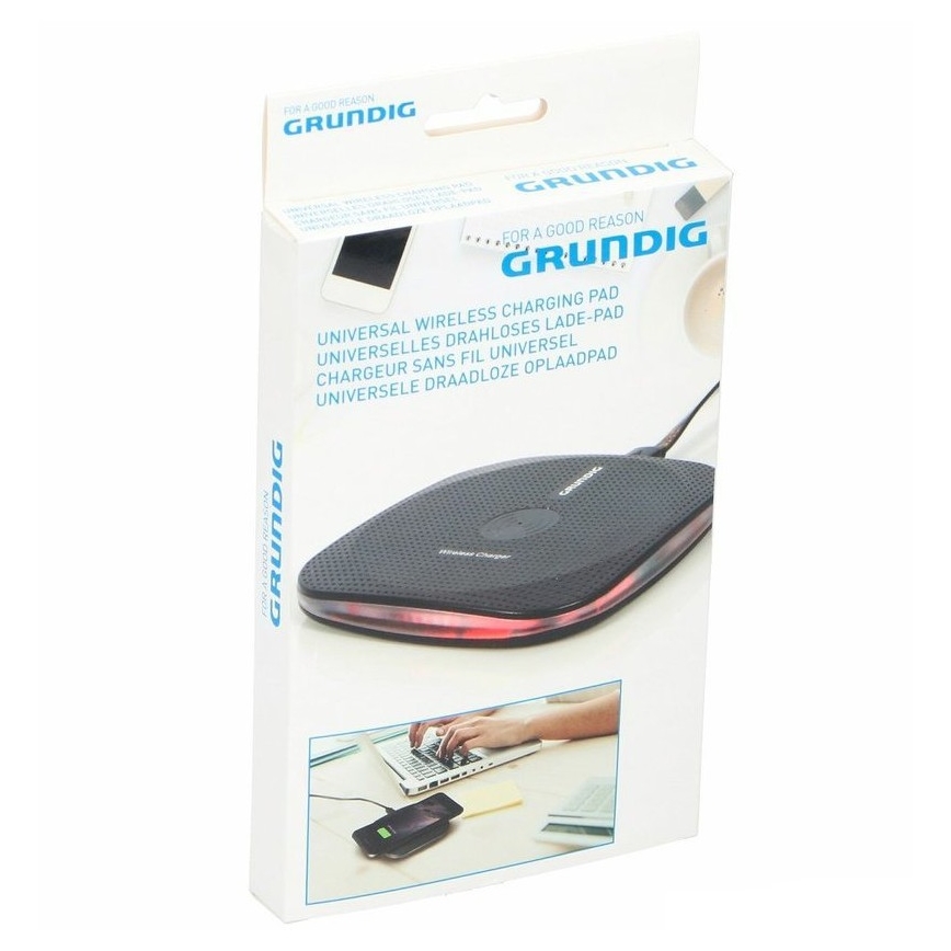 Grundig - LED Kabelloses Handy-Ladegerät LED/5W/5V
