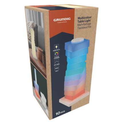 Grundig - LED RGB Touch-Schreibtischlampe LED/4W/5V
