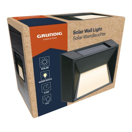 Grundig - LED-Solar-Wandleuchte LED/3,7 V 500 mAh IP44