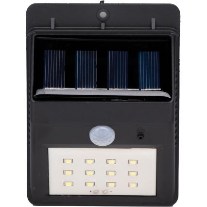 Grundig - LED-Solar-Wandleuchte mit Bewegungsmelder LED/1,2V 600 mAh IP44