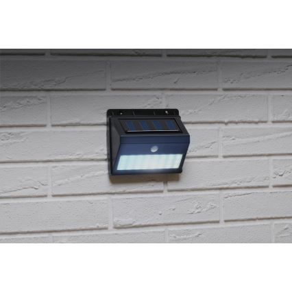 Grundig - LED-Solar-Wandleuchte mit Sensor, LED / 1,2 V, 600 mAh, IP44