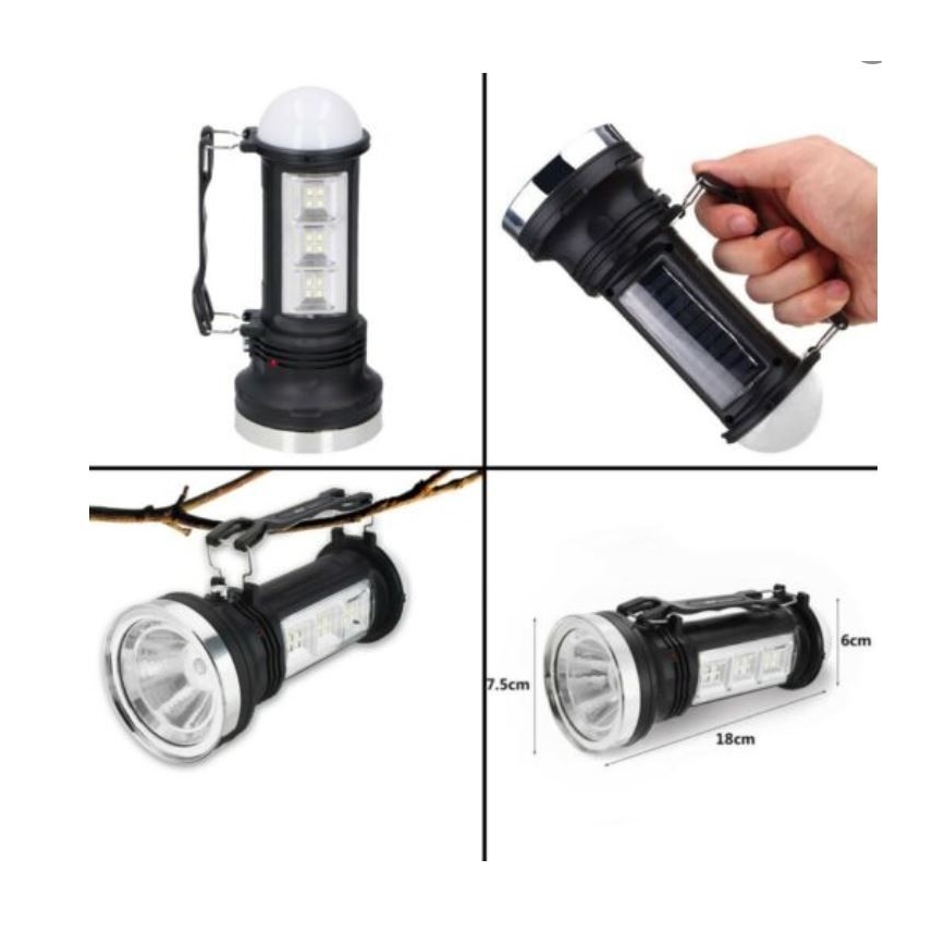 Grundig - LED-Solarleuchte LED/18W/5,5V