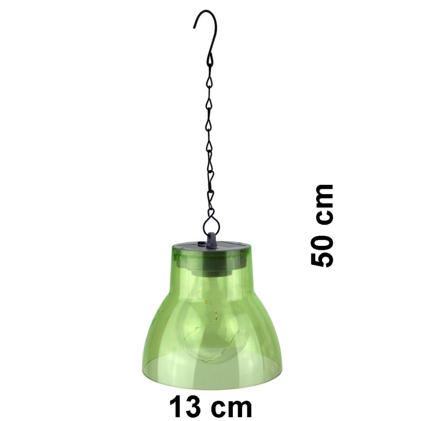 Grundig - LED Solarleuchte LED/1xAAA blau