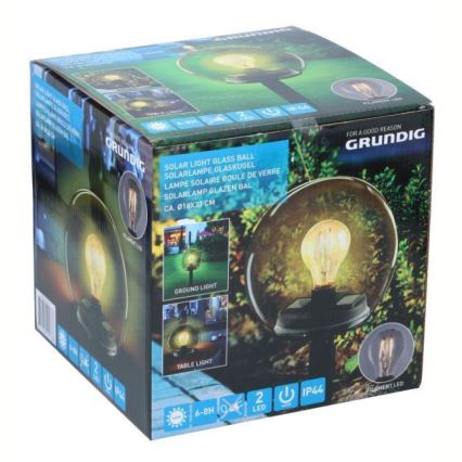 Grundig - LED Solarleuchte LED/3,7V 500 mAh IP44