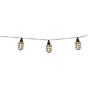 Grundig - LED-Solarlichterkette 10xLED 3,8m IP44 warmweiβ