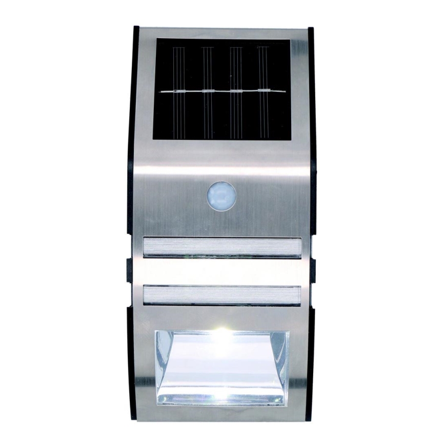 Grundig - LED-Solarwandleuchte mit Sensor LED/1xAA 600mAh IP64