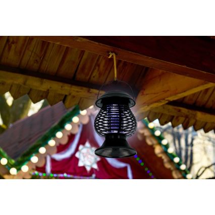 Grundig - LED UV Solarlampe mit Insektenfalle LED/1W/1,2V IPX4