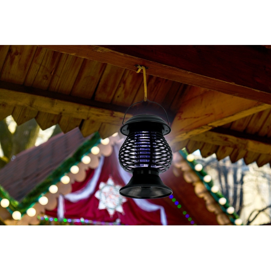 Grundig - LED UV Solarlampe mit Insektenfalle LED/1W/1,2V IPX4