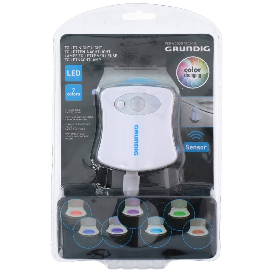 Grundig - LED-WC-Beleuchtung mit Sensor LED/3xAAA