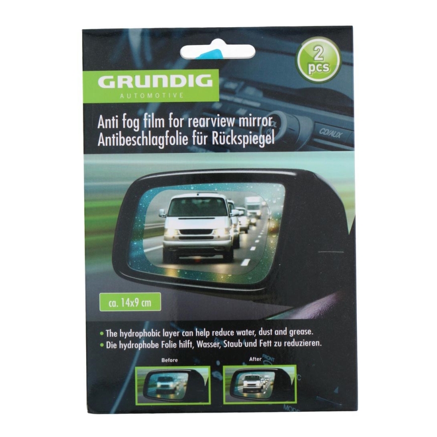 Grundig - SET 2x Anti-Beschlag-Folie für Außenspiegel