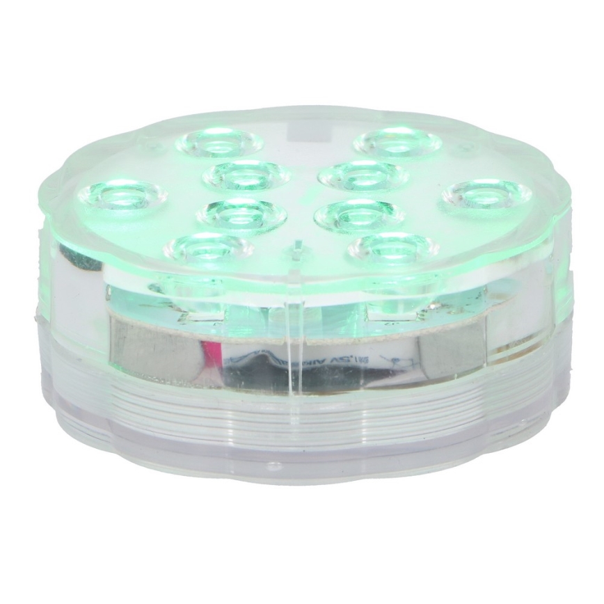 Grundig - SET 3x LED RGB Außen Einbaubeleuchtung 3xLED/9xAAA IP65