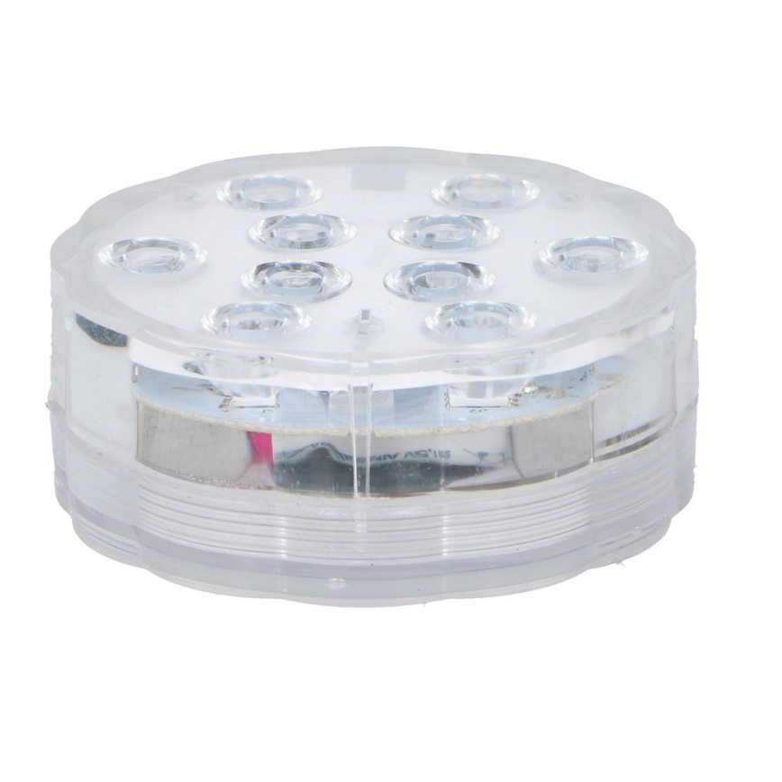 Grundig - SET 3x LED RGB Außen Einbaubeleuchtung 3xLED/9xAAA IP65