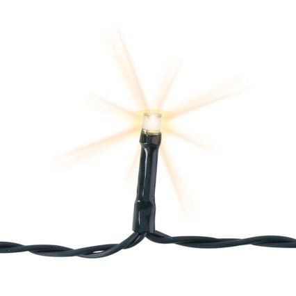 Grundig - Weihnachtskette für Außen 2,5m 24xLED/4xAA IP44