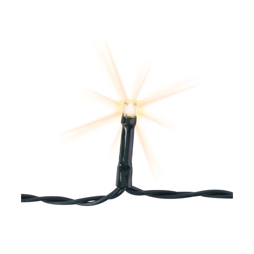 Grundig - Weihnachtskette für Außen 2,5m 24xLED/4xAA IP44