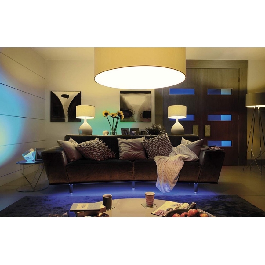Grundset Philips HUE LUX 2xE27/9W/230V + Verbindungsgerät - HUE BRIDGE