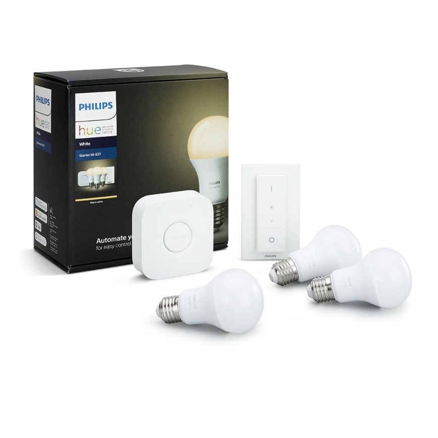 Grundset Philips Hue WHITE 3xE27/9W/230V