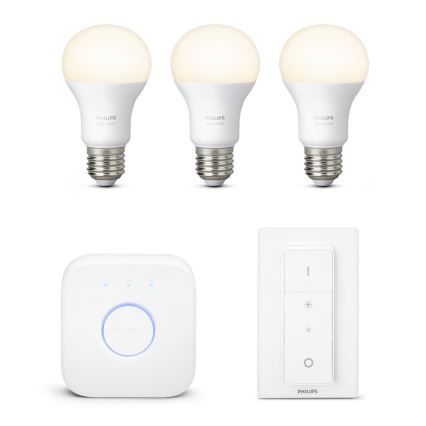 Grundset Philips Hue WHITE 3xE27/9W/230V