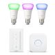 Grundset Philips Hue WHITE AND COLOR AMBIANCE 3xE27/10W/230V
