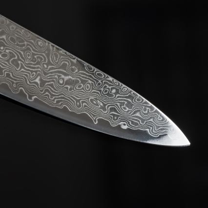 Gudaro – 5-teiliges HIKARI Damast-Küchenmesser-Set + Messerblock und Geflügelschere