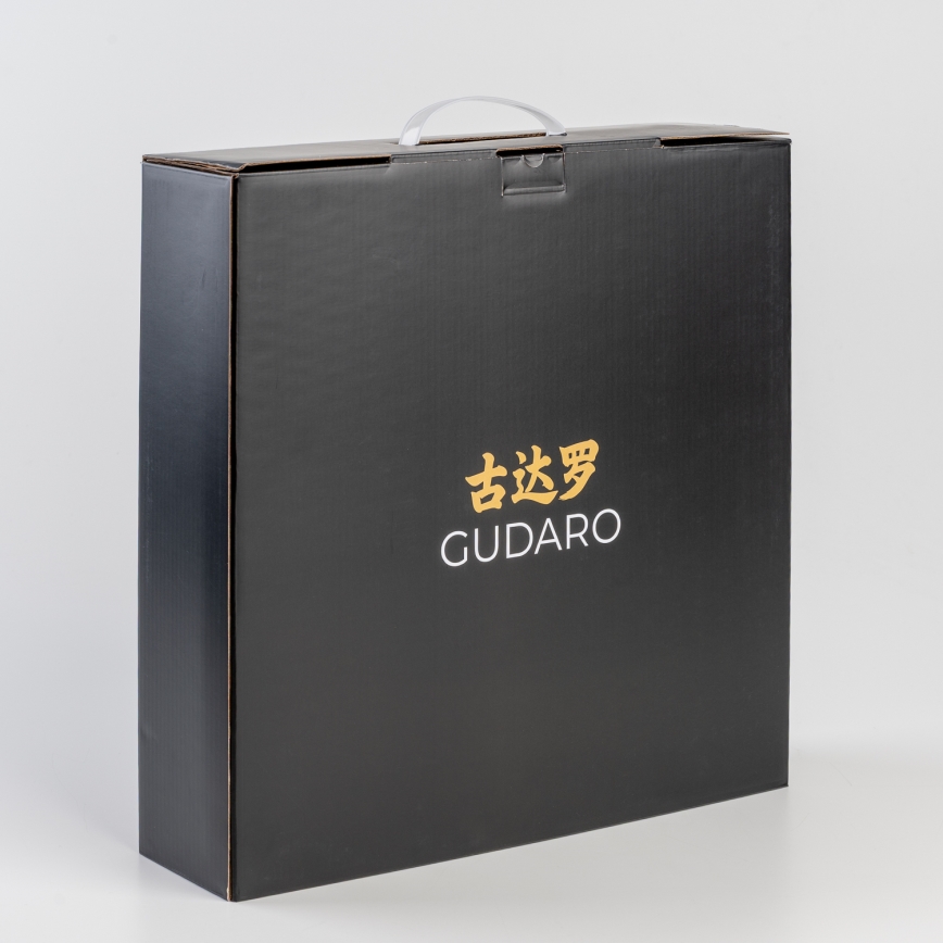 Gudaro - 5er-Set Damast-Küchenmesser MIYABI + magnetische Messerleiste