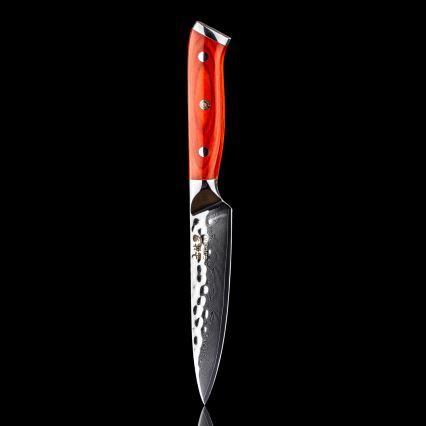 Gudaro - Damast-Universalküchenmesser MIYABI 5, 67 Lagen Stahl, Länge 12,5 cm
